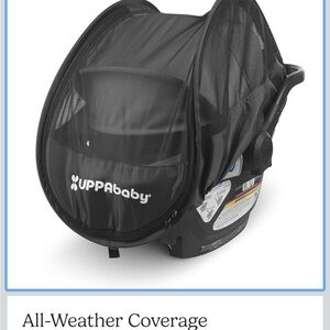 UPPAbaby Black Car Seat Cabana Cover NWT NEVER USED